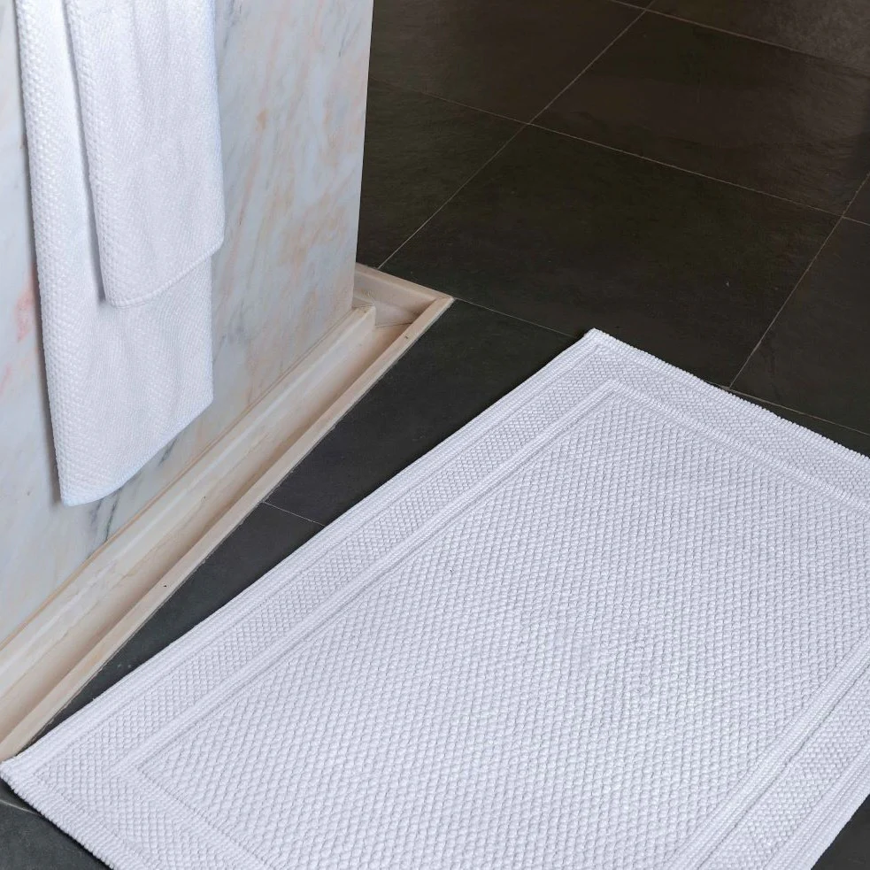 Bee Waffle Cotton Bath Mats - Image 5
