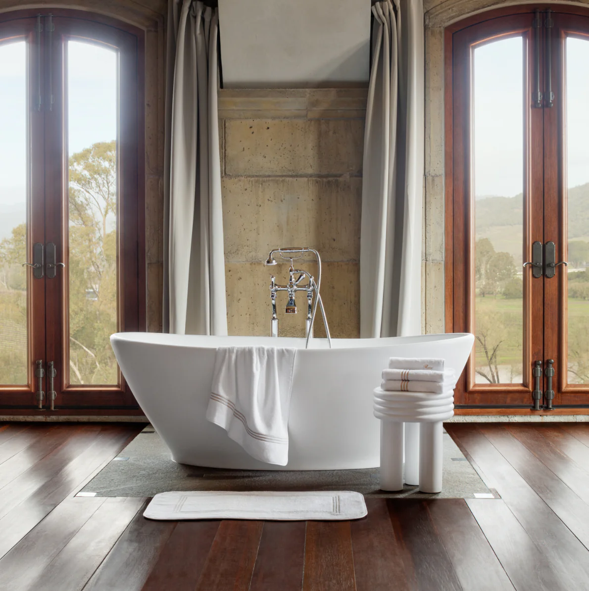 Tre Righe Bathroom Mats by Pratesi - Image 4